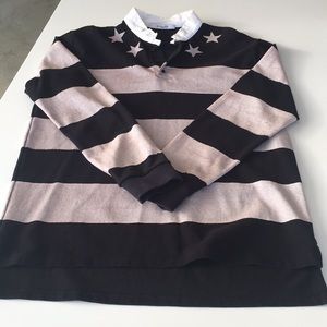 Men’s Givenchy Striped Rugby Pullover